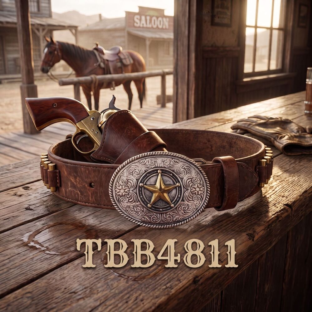 Lone Star Belt Buckle Sheriff Badge Men Women Rodeo Western New Big Texas Style